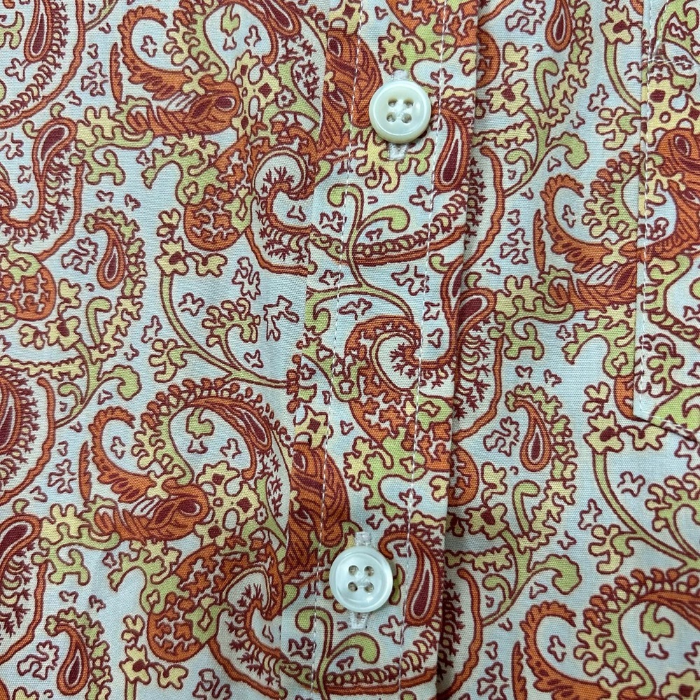 Pendleton Womens Button Down Small 100% Cotton Paisley Print Breathable Summer - Picture 2 of 10